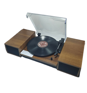 Decorative LP Vinyl Player Retro Turntable 3-speed Bluetooth Turntable with Speaker - Product Image 5