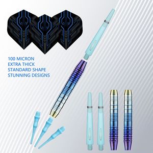 Set anak panah ujung lunak, poros aluminium profesional, Set ujung plastik 2BA, ujung anak panah pengganti - Product Image 2