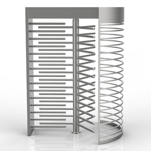Einspuriges RFID-Karten zugriffs kontroll system mit Drehkreuzen-Sicherheits toren in voller Höhe - Product Image 1