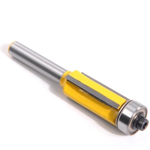 Tuôn ra TRIM Router bitstemplate mô hình cắt-thẳng tuôn ra cắt tỉa chân mang hướng dẫn 3 sáo Carbide Tipped-1/4 "Shank - Product Image 3