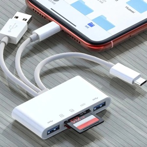 5 1 USB 3.0 OTG适配器2合1 SD TF存储卡读卡器充电访问iPhone iPad宏碁三星MacBook配件 - Product Image 5