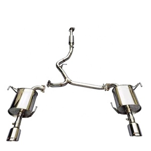 Subaru STI 2.0T 2003-2007 titanyum alaşımlı vana kontrolü egzoz borusu susturucu için yüksek kaliteli yarış Catback egzoz sistemi - Product Image 1