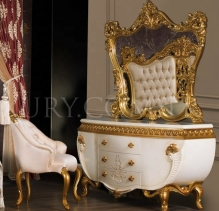 dressing mirror and dressing chair