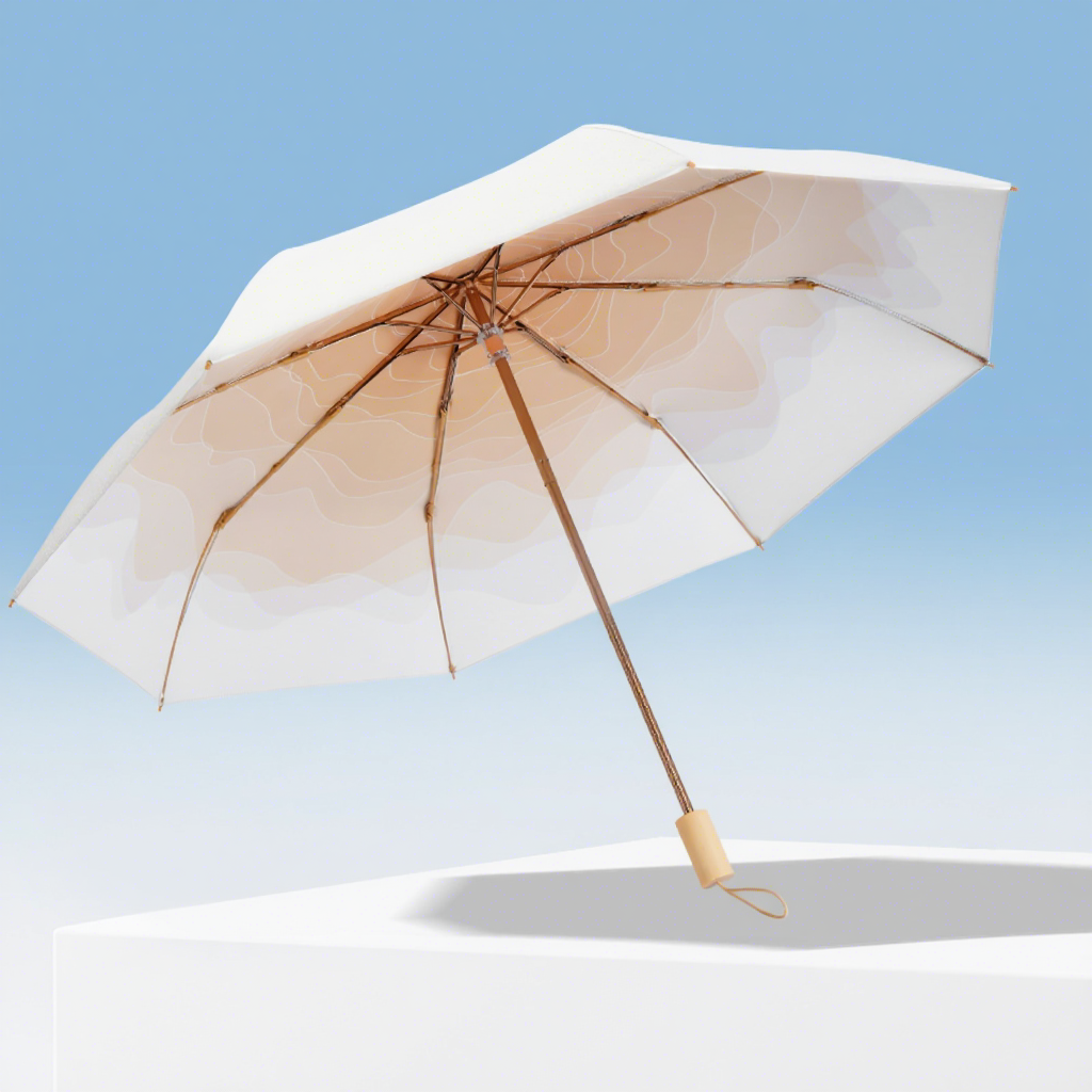 Three-fold 8-bone ivory white