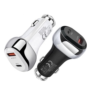 OEM Mobile Phone PD 33W <strong>38W</strong> 45W PD20W 30W QC3.0 USB C Quick Charge Type-c Dual Usb Type C Port Mini Car <strong>Charger</strong> - Product Image 3