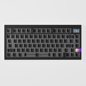 Kit de teclado Tri-Mode Finalkey V81 Plus BT/2,4 Ghz/a través de la Junta programable personalizada de 81 teclas Teclado mecánico con cable inalámbrico