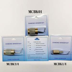 مجموعة بتات طاحونة زجاجية نحاسية عالية الجودة 3 ، 1 بوصة ، 1 بوصة ، لطاحونة الزوايا - Product Image 4