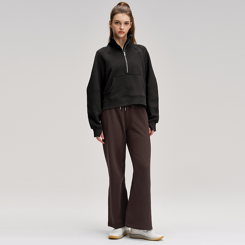 Coffee (pants) + black (clothes)