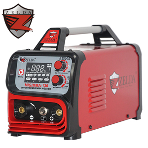 ゼルダ1kgフラックスコードワイヤー溶接機ポータブル130アンプデジタル4 in 1ガスレス溶接機状態新品 - Product Image 1