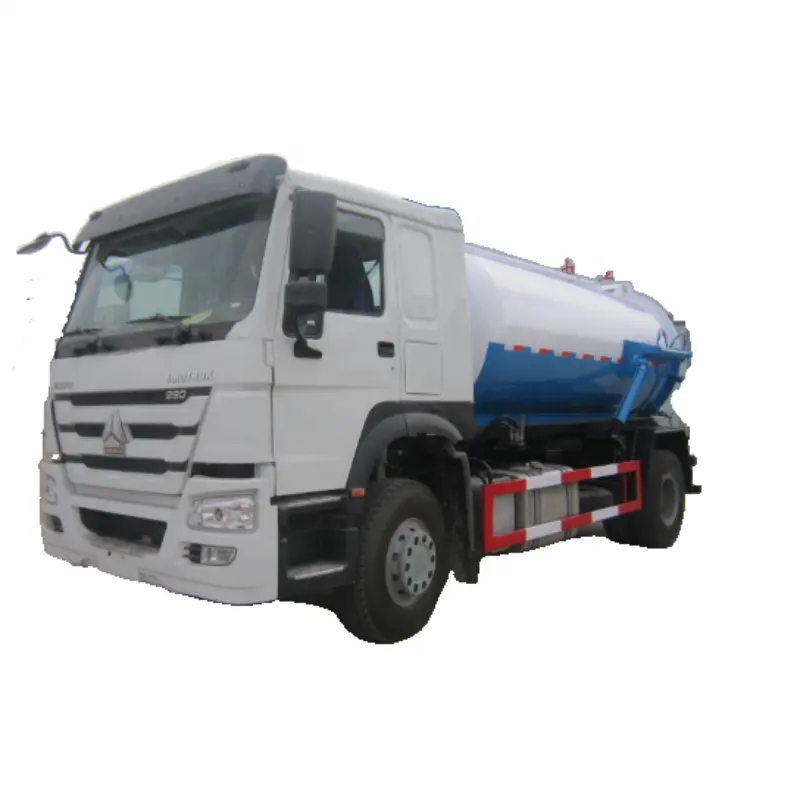SINOTRUK 12cbm tanque séptico alcantarillado limpieza camión de succión al vacío para la venta en Arabia Saudita
