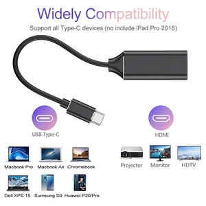 4K 30Hz USB3.1 USB C USB-C HDMI Cable USB 3.1 Type C Male to Female HDMI HDTV 4K HD TV Converter Adapter Cable 20CM