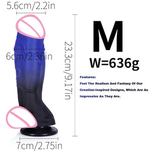 Xl Sexy Silicone Dildo grande cazzo enorme pene G-Spot stimolazione donna masturbatore - Product Image 3