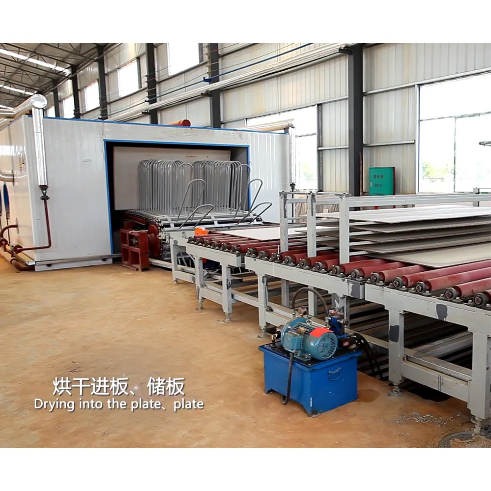 Linha de produção de placa de silicato de cálcio 4-30mm para revestimento de cimento e fibra externa de alta automação