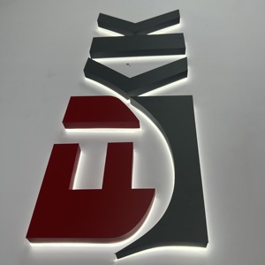 Free Design Custom Led Illuminated Backlit Letter Sign Company Business <strong>Logo</strong> Sign - Product Image 2