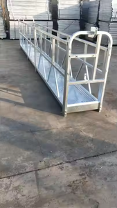 Plataforma DE TRABAJO suspendida de altura ajustable de alta estabilidad con góndola colgante de bloqueo de seguridad Motor único y monofásico - Product Image 3
