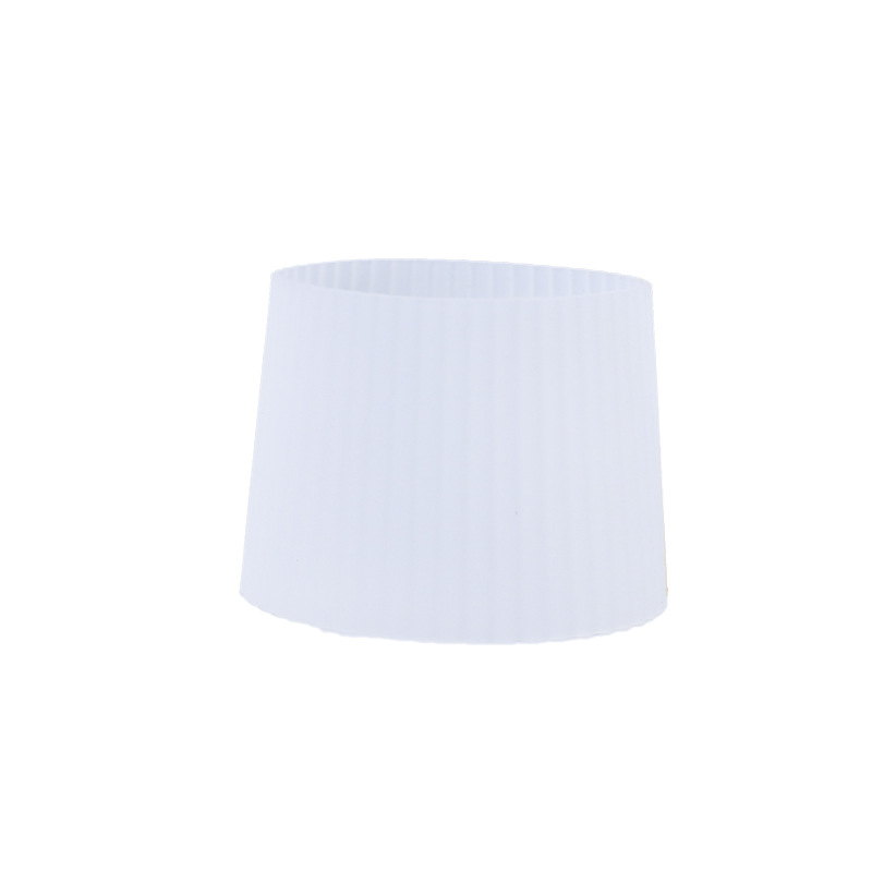 Silicone cup sleeve-pure white-solid white