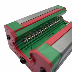 Bloque deslizante Hiwin HGH20CA 100% Original de Taiwán para riel de guía lineal de acero CNC de 20MM HGR20 con componentes de rodamiento de núcleo