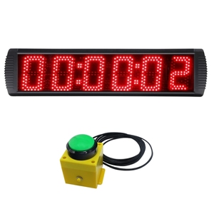 YIZHI 5 Zoll Digital Race Clock Tragbarer Stoppuhr-Countdown-Timer mit kabel gebundener Start-Stopp-Reset-Taste und drahtloser Fernbedienung - Product Image 1