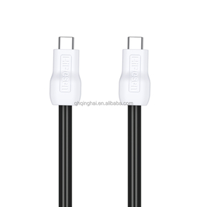 USB A tipi C saf bakır tel çekirdek 1M kare tip C veri LED hızlı şarj 12V 5A 65W 100W şarj kablosu - Product Image 6