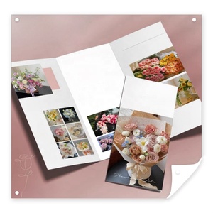 定制三折传单小册子杂志小册子说明书a 4尺寸印刷在花式纸上 - Product Image 1