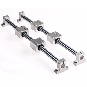 Rieles guía de movimiento lineal CNC, piezas de rodamientos de riel deslizante, bloques de soporte, tope de riel SBR20 SBR10 SBR12 para HLTNC - Product Image 1
