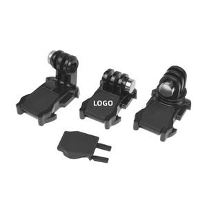 GoPro Hero Fusion DJI Osmo Action AKASOSJCAMアクションカメラ用の直接メーカークイックリリースバックルクリップベーシックベースマウント - Product Image 1