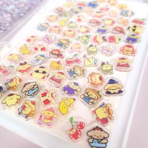 A5/A7 <strong>Colorful</strong> Cartoon Heart Floral Design Acrylic Visible DIY Transparent Quicksand Loose-leaf <strong>Note</strong> Book Loose-leaf <strong>Notebooks</strong> - Product Image 2