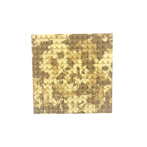 MOCレンガ16x16ドットプラスチック製ミリタリーファンがカモフラージュ戦術ジャングルビルディングブロックベースビルディングブリックおもちゃを作成 - Product Image 4