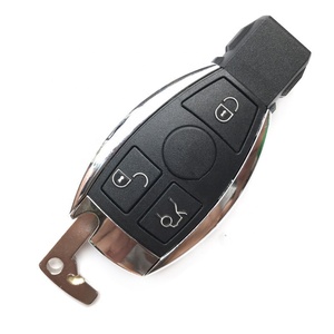 เชลล์ทดแทนกุญแจรีโมทคอนโทรลเหมาะสำหรับ Benz BGA Key Blank E-Class C-Class ใหม่3คีย์อัจฉริยะ Refit Shell