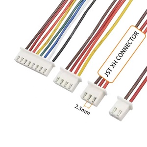 מותאם אישית 2 <span class=keywords><strong>3</strong></span> 4 סיכה jst Xh 2.54 כבל מחבר 10way 2.5 מ "מ המגרש pa66 חוט מחבר כבל jst