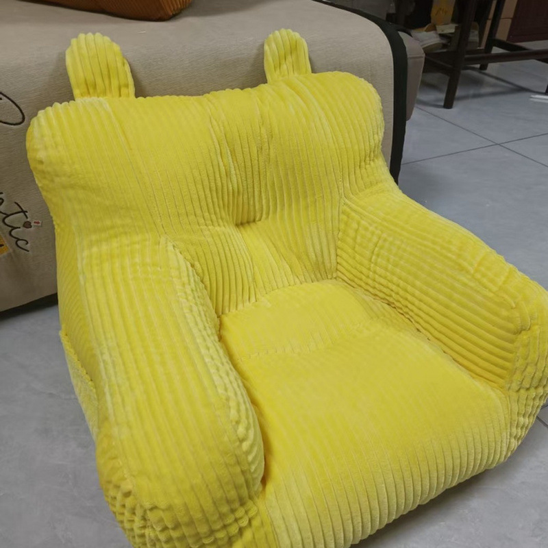 Velours côtelé jaune