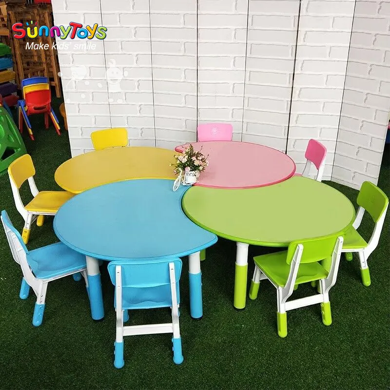 Kwekerij kinderen meubels klaring daycare meubels kids studie tafel en stoel