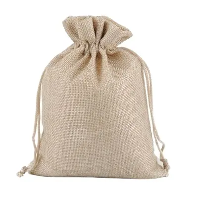 Bolsas con cordón de lona de algodón natural con bolsa de regalo de doble cuerda Bolsa antipolvo para zapatos con impresión de logotipo personalizado