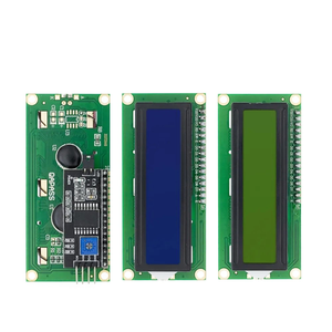 LCD1602 16x2 I2C ekran modülü mavi yeşil ekran Arduino için 5V pcf8arduino IIC adaptörü Llate
