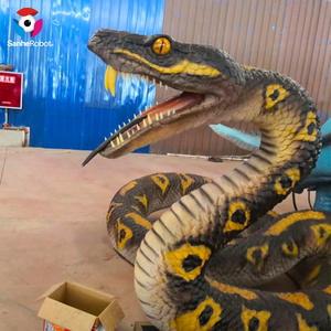 Büyük boy 12M silikon kauçuk Python yılan modeli simülasyon hayvan fabrika