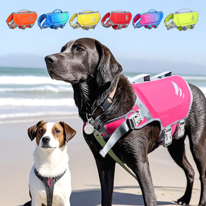 Dispositivo di galleggiamento in Neoprene XS in poliestere per animali domestici giubbotto salvagente con stampa modello impermeabile costume da bagno stile semplice - Product Image 2