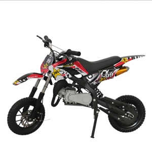 49cc 50cc benzinli Mini motosikletler 2-Stroke Off-Road kir bisiklet çekme-çocuk Moto De <span class=keywords><strong>Cross</strong></span> için başlangıç