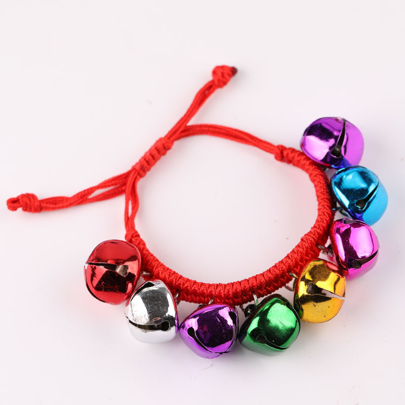 Corde rouge croix cloche