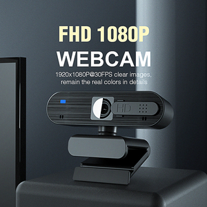 Anywii热1080P高清网络摄像头高清电脑网络摄像头USB免费驱动器带麦克风高清1080P摄像头