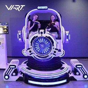新型娱乐设备模拟器街机vr 360飞行机与9d Vr眼镜 - Product Image 6
