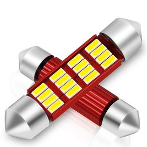 Led okuma ampul C5w 4014 12/16/20smd 12v 1.6w Canbus oto araç İç lamba enstrüman ışıkları - Product Image 4