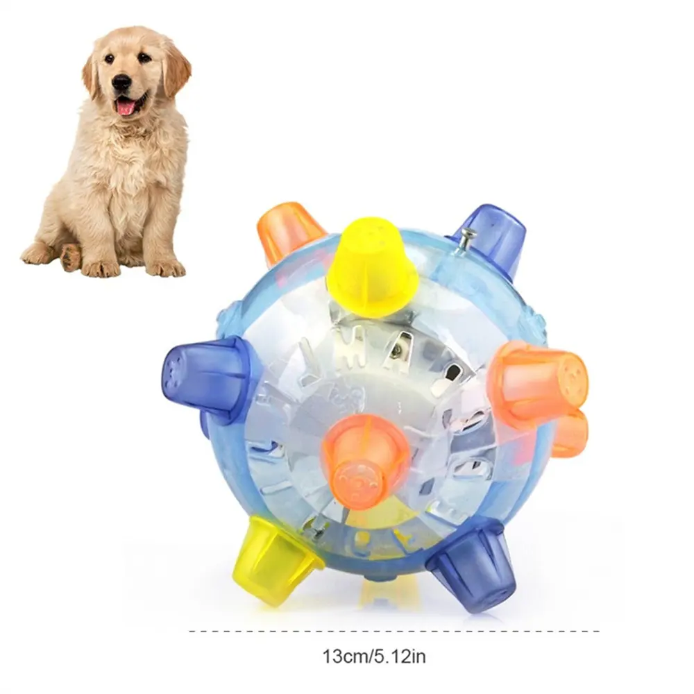 Дешевый мигающий мяч для собак для игр с подсветкой