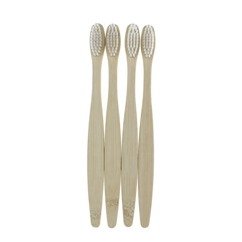 Cepillos de dientes de viaje limpios de bambú reutilizables de alta calidad