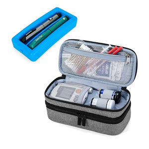Sac de voyage à insuline double couche Portable Carry Diabetes Reusable Storage Insulin Cooler Storage Bag - Product Image 1