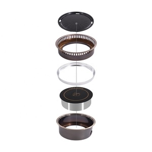 Nhật Bản Yakiniku trong nhà hình chữ nhật parrillas Para barbacoa steamboat bảng BBQ nướng bàn ăn với lẩu cho nhà hàng - Product Image 4