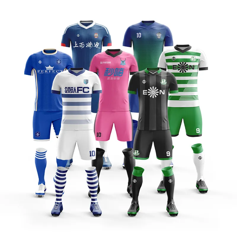Nuevo diseño personalizado de fútbol de sublimación de uniforme para hombre
