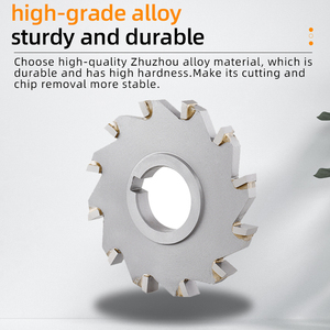 Tungsten Steel Three Side Edge Milling <strong>Cutter</strong> 75 80 100 <strong>125</strong> Welding Carbide Customized Milling <strong>Cutter</strong> Inlaid Alloy Tool - Product Image 2