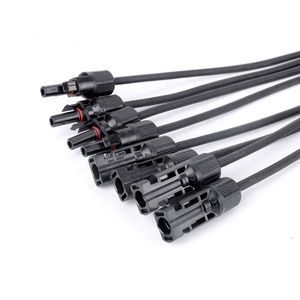 WSPVY4 CE IP67 impermeable 1000V conexión paralela 4 a 1 Y tipo Y4 rama DC PV conector de cable solar para sistema solar - Product Image 2