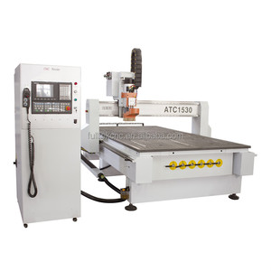 Ahorre más tiempo tipo lineal ATC CNC Router 1500*3000 Máquina cortadora de madera de perforación de gabinete - Product Image 2