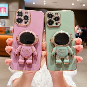 宇宙飛行士ホルダー携帯電話ケースiphone用電話カバーケース14 11 12 13 15 X XR XS Pro Max電話カバースタンドホルダー付き - Product Image 3